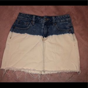 Bleach faded Mini Skirt
